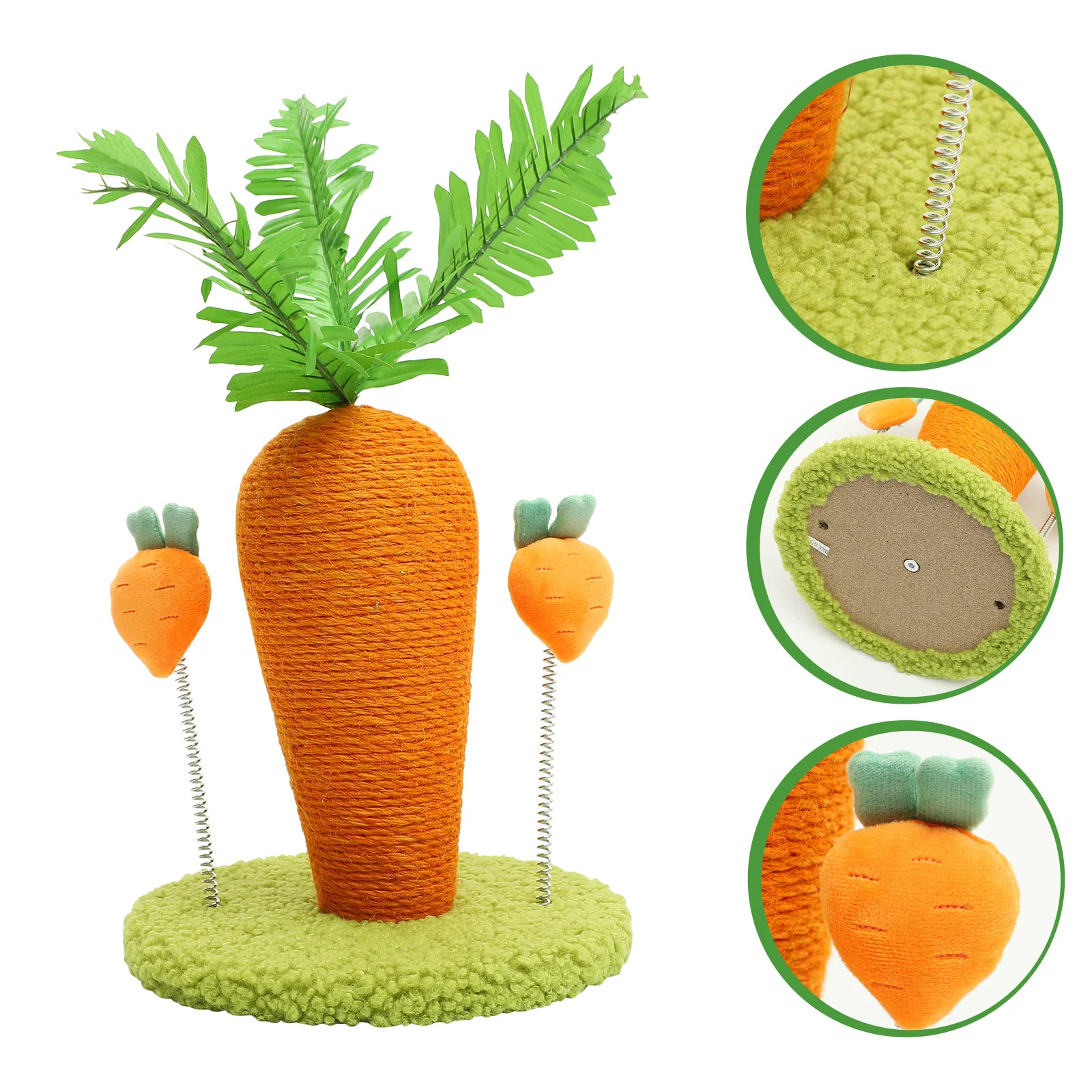 

1 Set Indoor Cat Cat Scratching Bite-resist Cat Plaything Cat Scratch Pillar for Pet Cat Indoor Friends