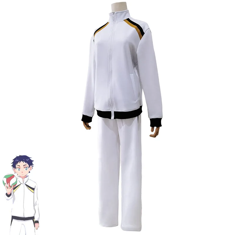 

Japanese Anime Cartoon Haikyuu Tobio Kageyama Shoyo Hinata Cosplay Costume Jacket Trousers Fullsets Performance Casual Gym Suit