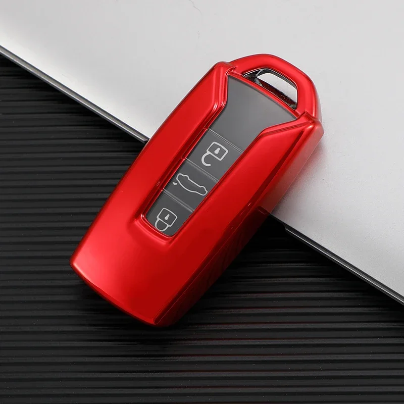 

Силиконовый чехол для ключа для Volkswagen Funda Llave, чехол для ключа Volkswagen Touareg, 3-кнопочный дистанционный брелок без ключа 2019-2022