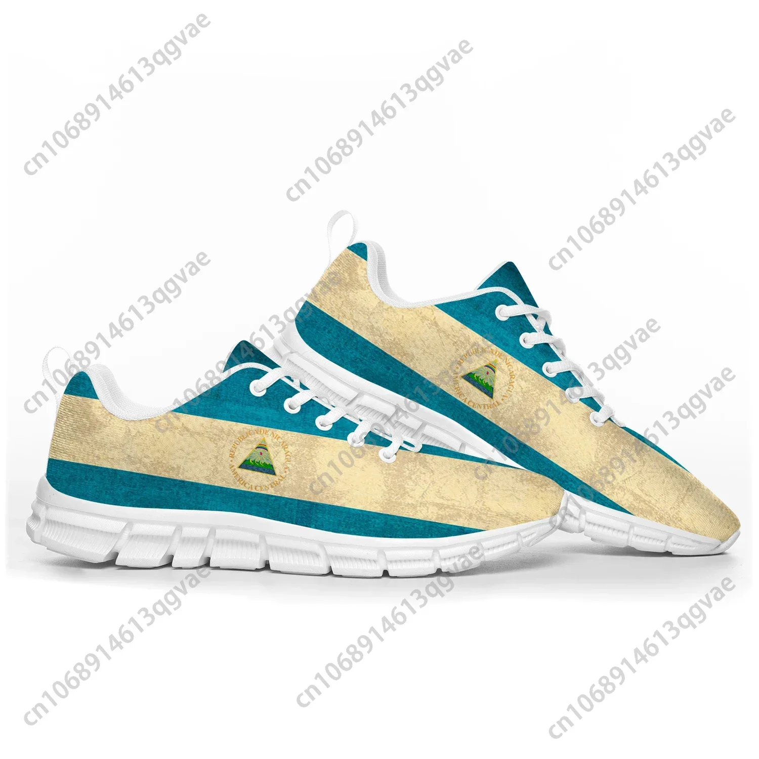 Спортивная обувь с флагом никарагуанского флага мужские женские подростковые