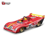 bburago 143 ferrari 312p 1972 classic 24 heures du mans luxury racing die cast car model toy collection gift