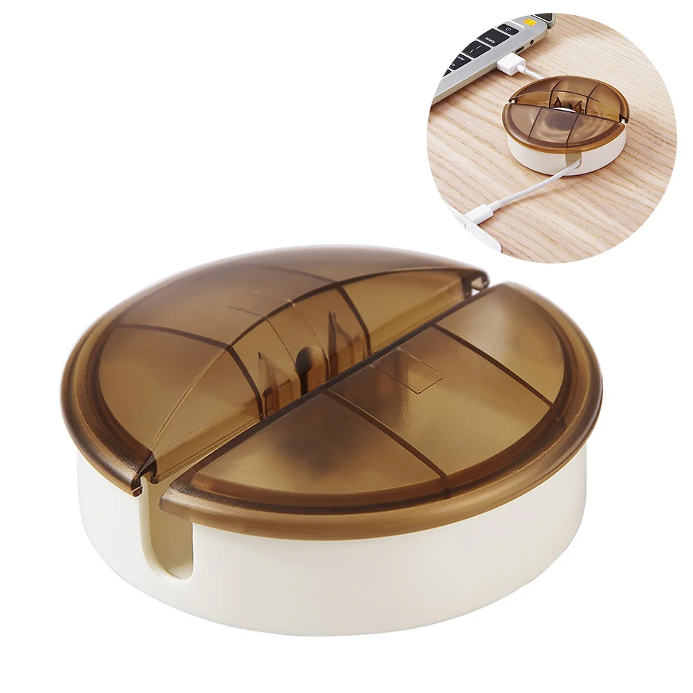 

1pc Portable -free Earbuds Strap Organizer Wire Organizer Earphone Card Holder for School Office Home