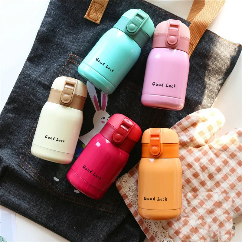 

200ml/360ml Mini Thermos Cup Pocket Cup Stainless Steel Thermal Coffee Mug Vacuum Flask Insulated Hot Water Bottle Kids Gift