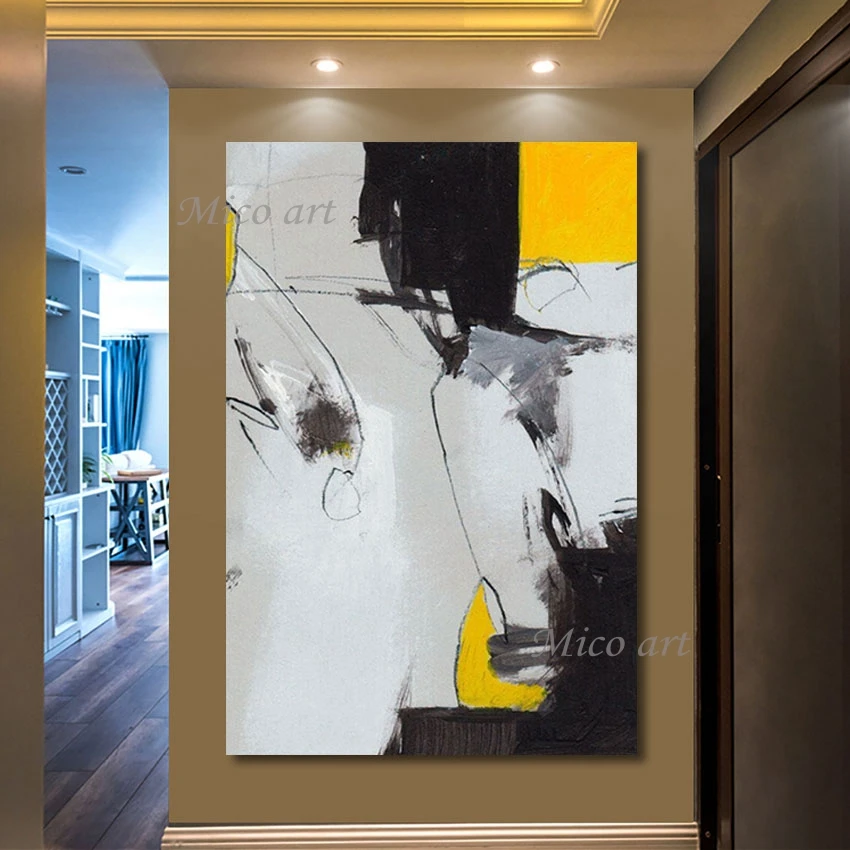 

Canvas Oil Painting Hand-painted Texture Modern Abstract Picture Art Hot Selling Wall For House Decor Unframed Free Shipping