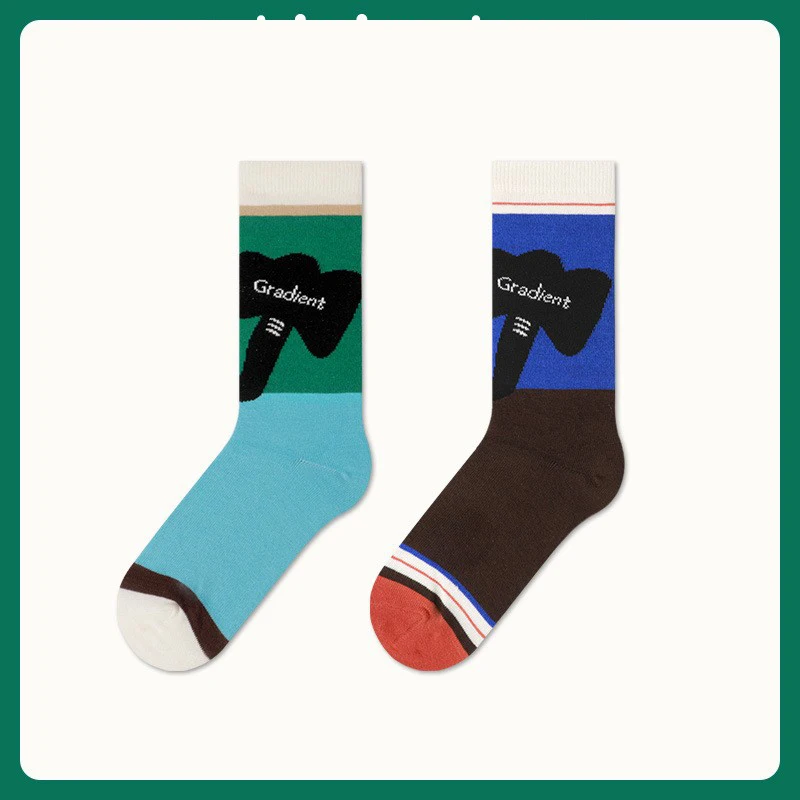 

Носки женские средней длины из чесаного хлопка, 3 пары