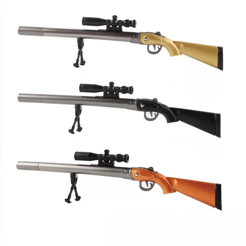 

Ручка гелевая в форме ружья, черная, 0,5 мм