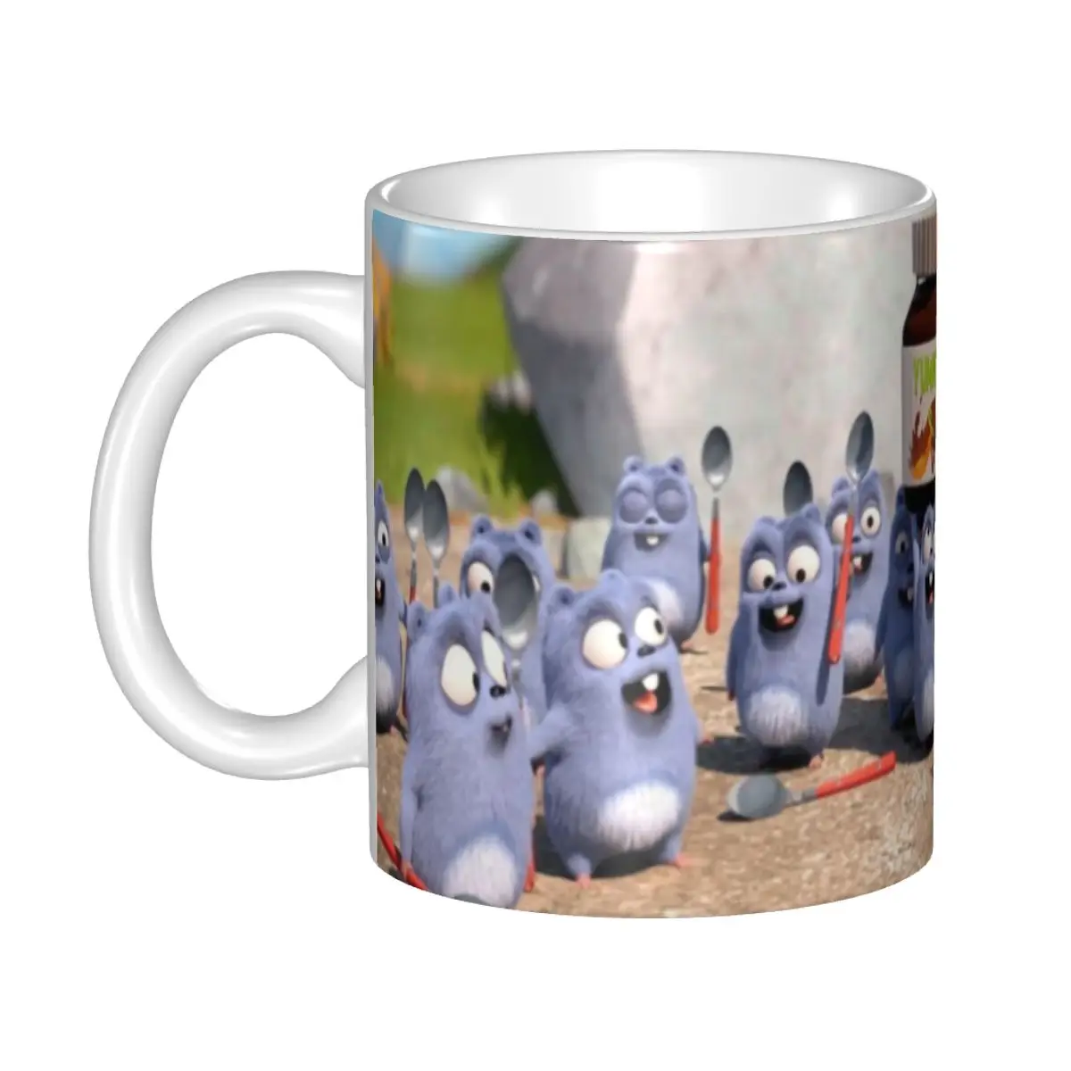 

Customized Grizzy And The Lemmings Coffee Mug DIY Comedy Cartoon Tv Ceramic Tea Milk Cups Outdoor Work Camping Cup