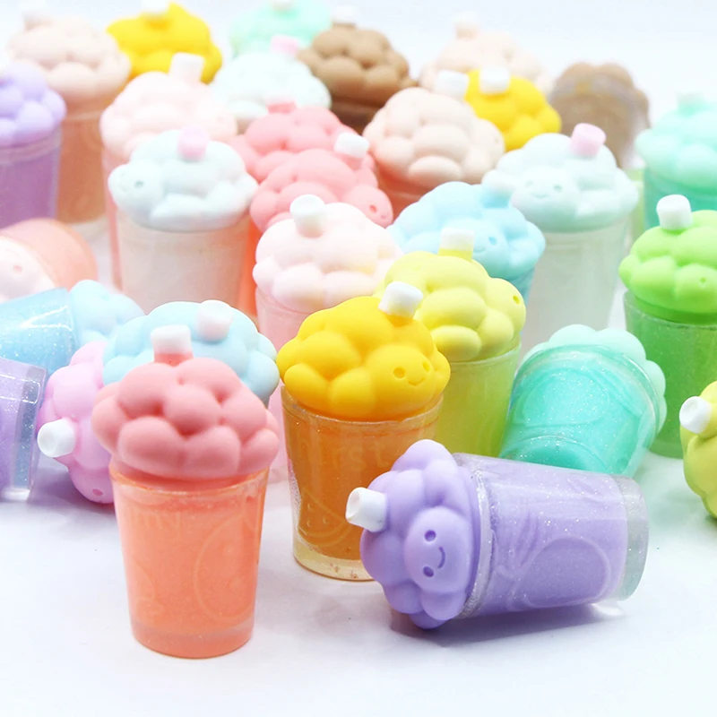 

2 шт., светящиеся мини-кукольные домики ярких цветов