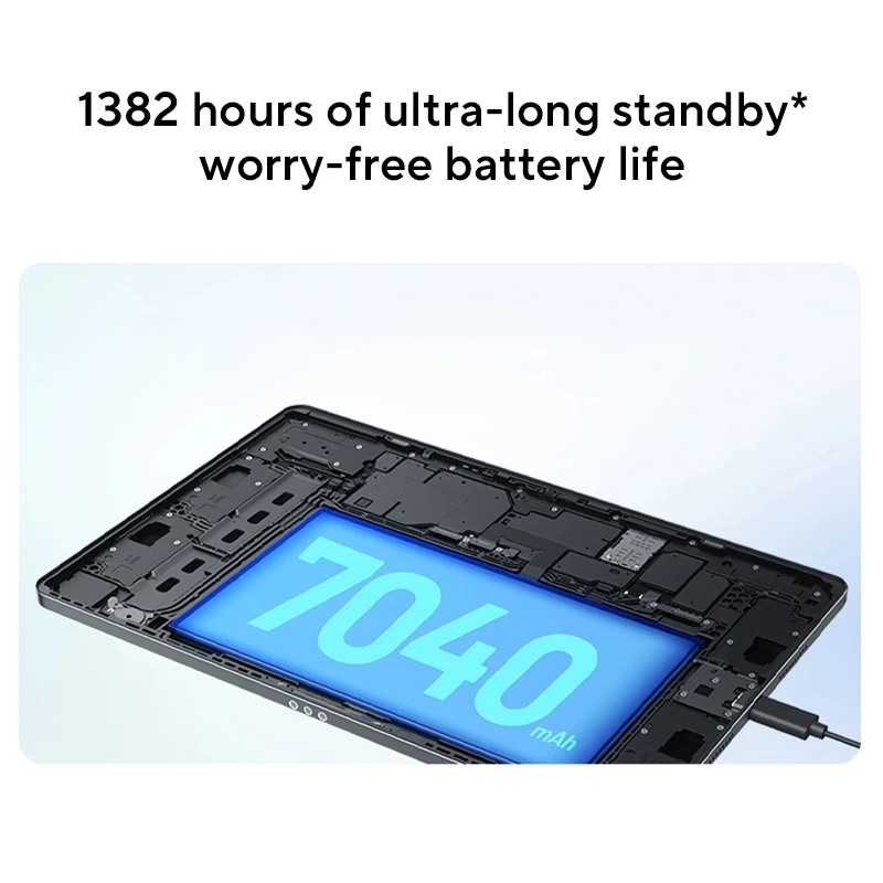 Фото Планшет Lenovo Xiaoxin Pad 11 2025, 11 дюймов, 2.5K дисплей, CN версия, MediaTek Dimensity 6300, 7040 мАч, Android PC Pad №5
