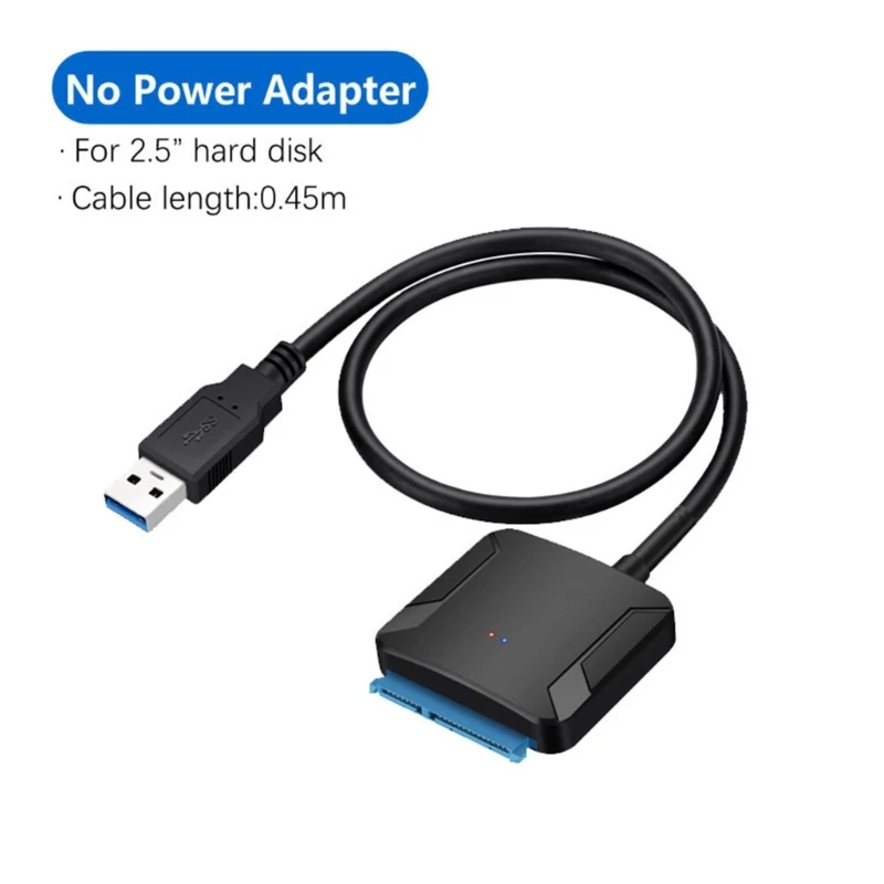 

Портативный к USB 3,5 адаптер кабель дюйма Жесткий диск конвертер шнур легкий USB3.0 к шнуру US/UK штекер