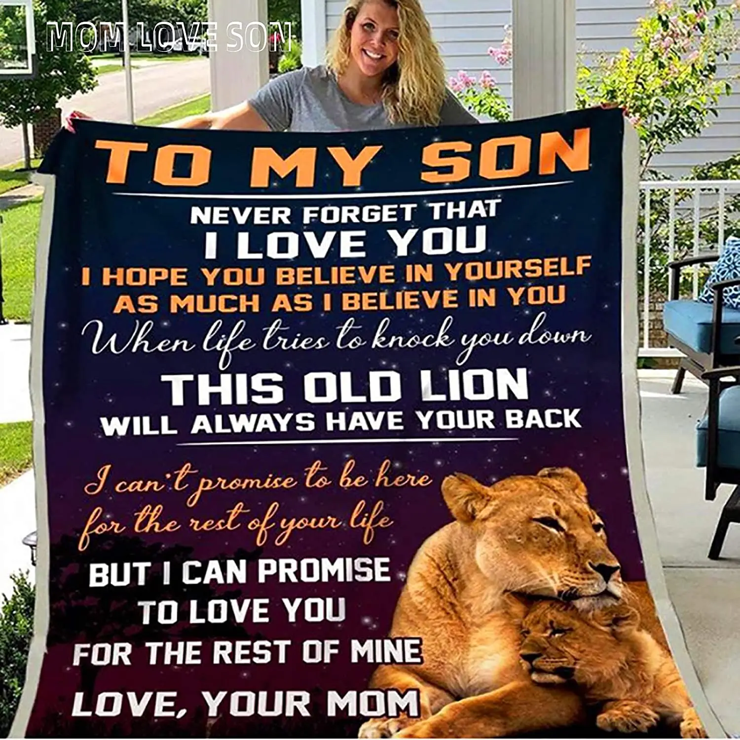 

Throw Blanket - to my son blanket Fleece Throw Blanket,Super Soft Ultra-Soft Micro Fleece Blanket for Bedroom SOFE Couch