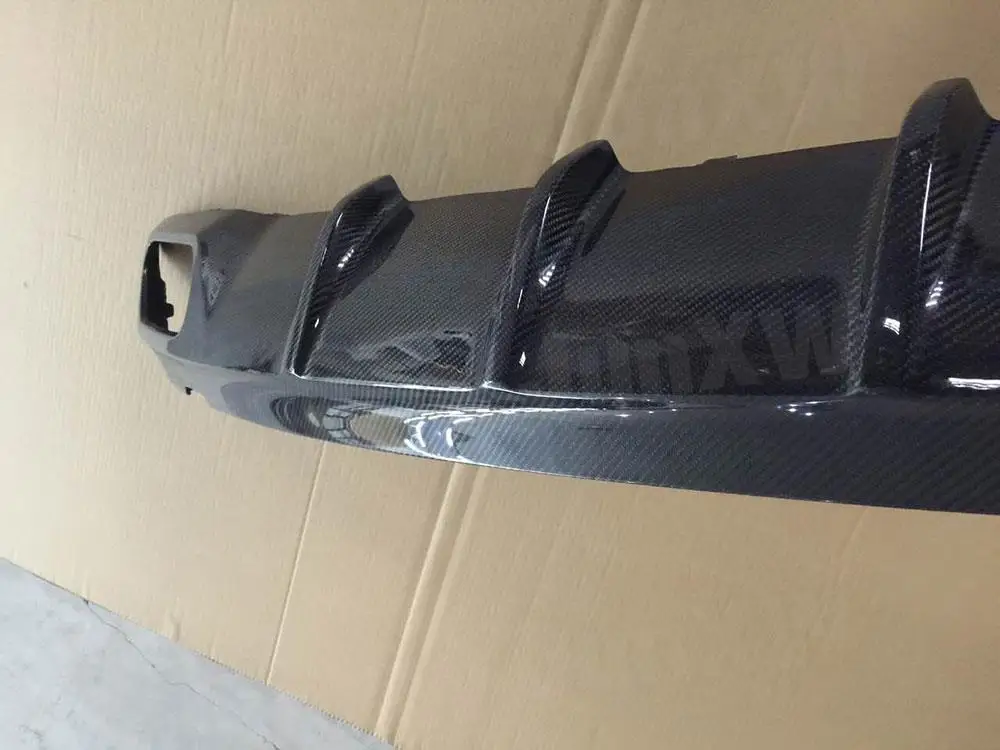 O Style углеродное волокно диффузор для заднего бампера Mercedes Benz GLA 2015-2018 сплиттеры