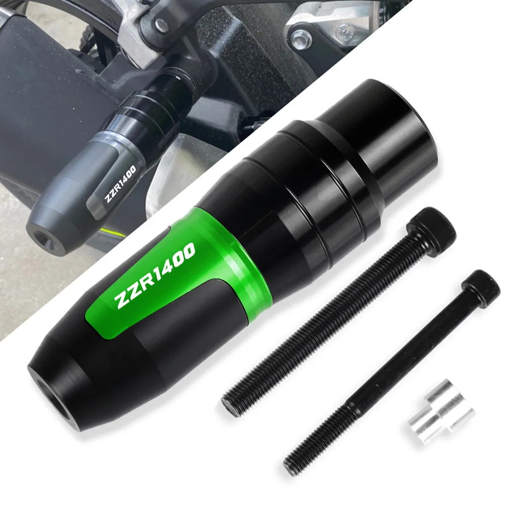 

FOR KAWASAKI ZZR1400 2006 2007 2008 2009 2010 2011 2012-2016 CNC accessories Exhaust Frame Sliders Crash Pads Falling Protector