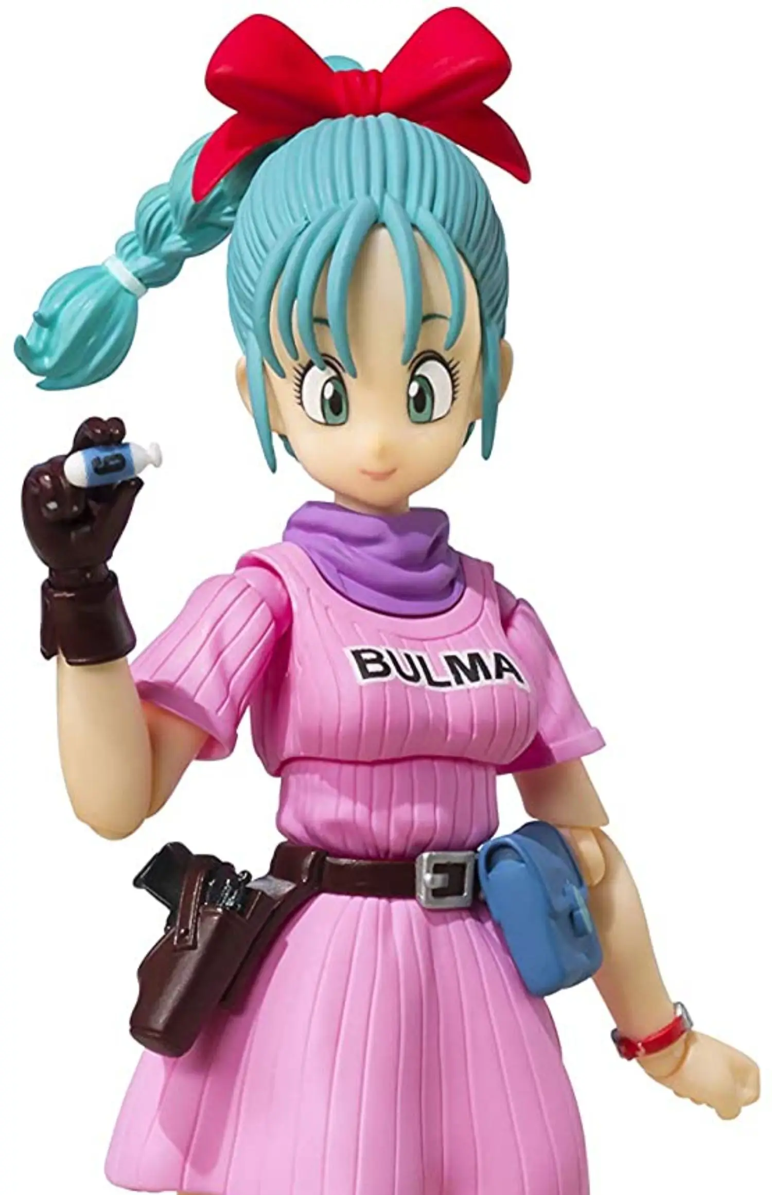 Официальные Аутентичные фигурки Bandai SHF DRAGON BALL Bulma, аниме подарки...