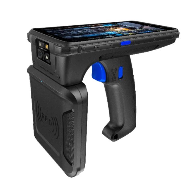 

YGF R20 IP65 Водонепроницаемый Ручной Считыватель Rfid промышленного класса 3-5 м дальнего действия ImpinJ R2000 Uhf для складского пользования