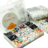 diy 800pcs bracelets for women jewellery acrylic charms bead wholesale items english letter bead