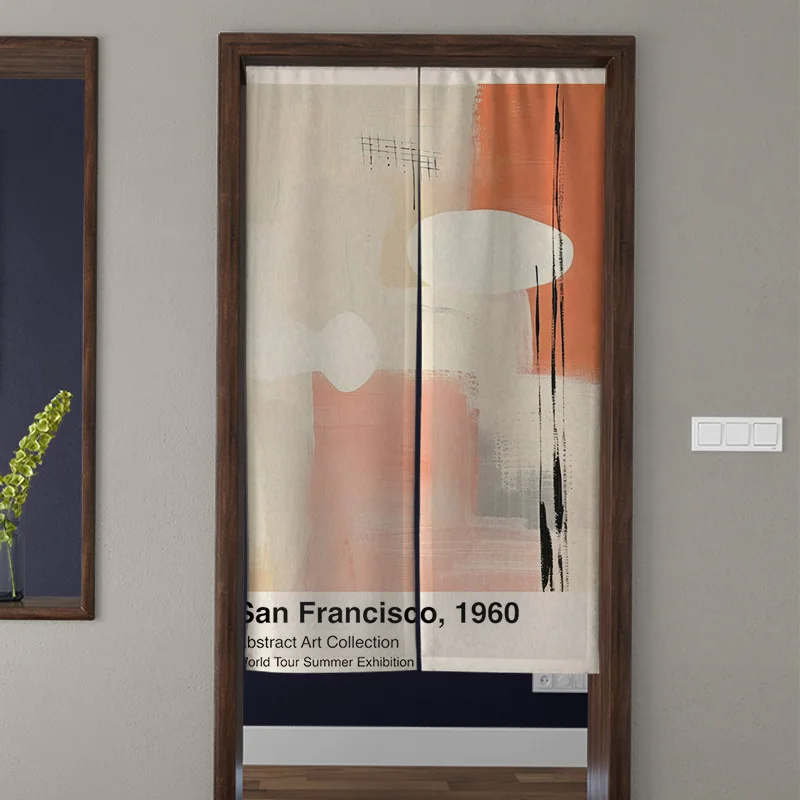 Скандинавская штора для перегородки