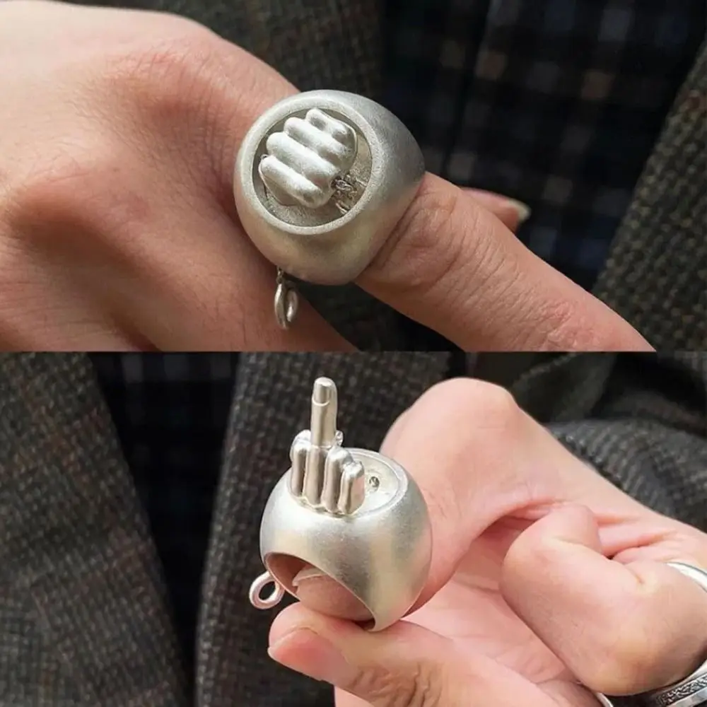 Подарок на палец розыгрыша кольцо-спиннер новый дизайн забавное кольцо для