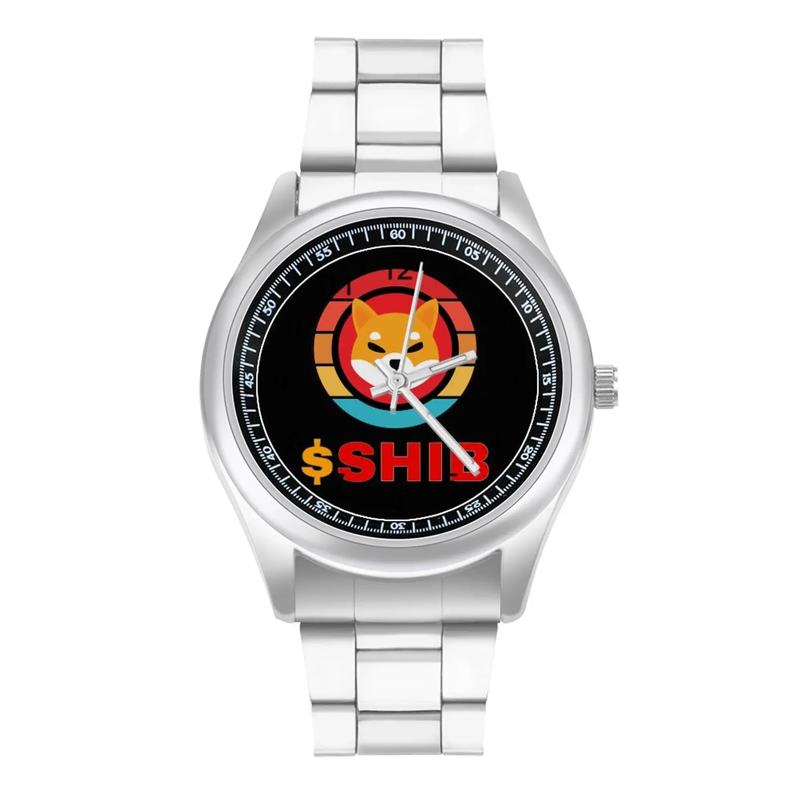 

SHIBA INU Retro Quartz Watch Crypto Unisex Couple Wrist Watch Design Stainless Fitness Analog Wristwatch