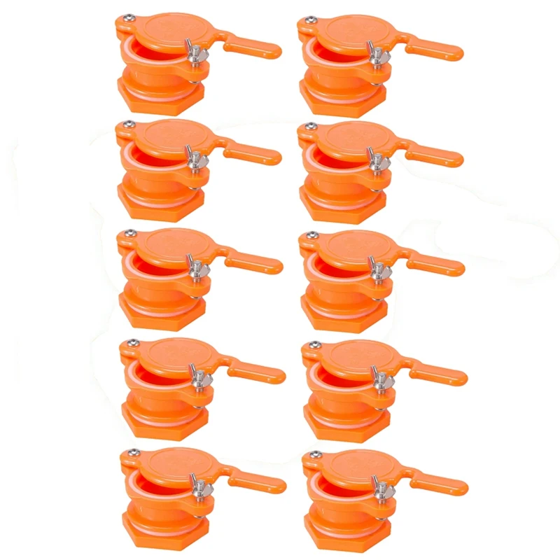 

10 Pcs Flowing Honey Valve Shake Machine Beekeeping Tools Nylon Heavy Duty Honey Faucet Gate Valve Bottling Extractor