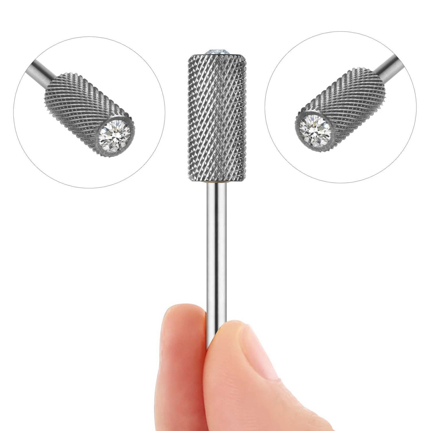 

Professional 3/32'' Nail Drill Bit Decorated With Crystal For for Removing Acrylic Nails, Gel Nails and Thinning Nails