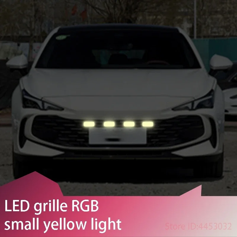 Для MG zs hs MG4 mg5 mg4ev 2023 Автомобильная передняя светодиодная решетка RGB