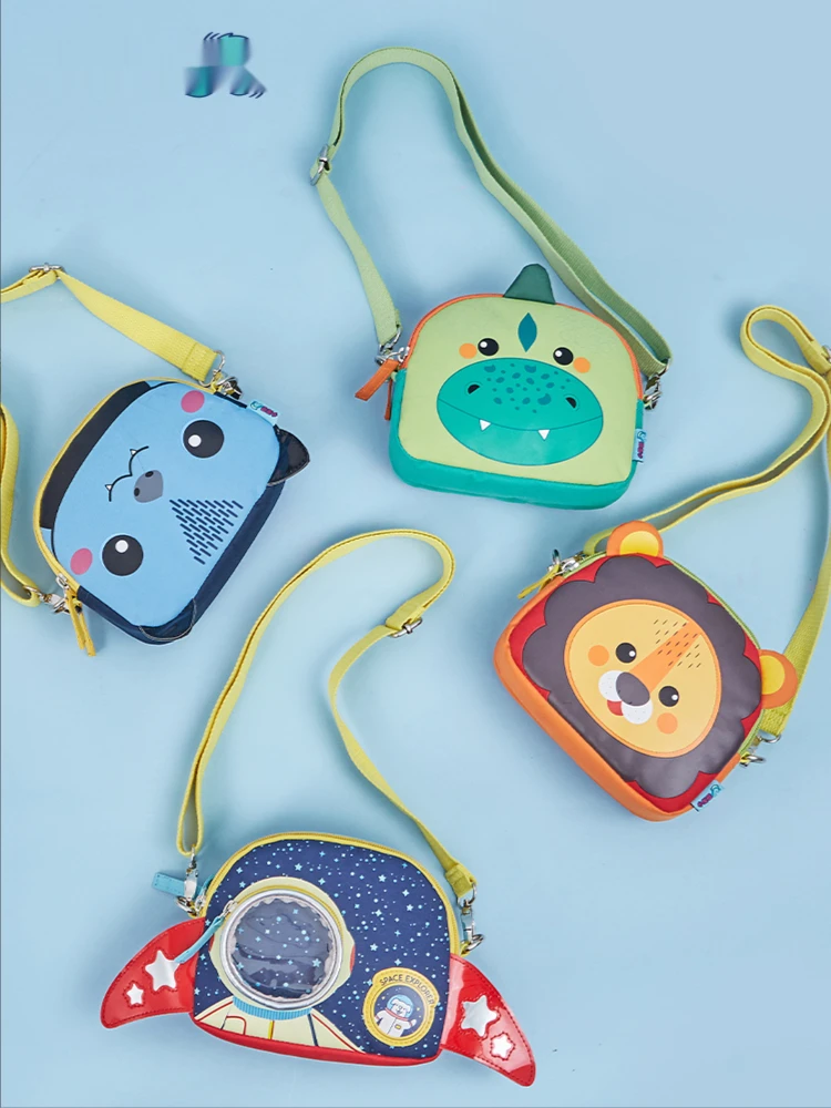 Purse Crossbody Strap Crossbody Bag Children's Small Bags, Boys and Girls, Messenger Bags, Boys, Fashion Cute Cartoon Bags