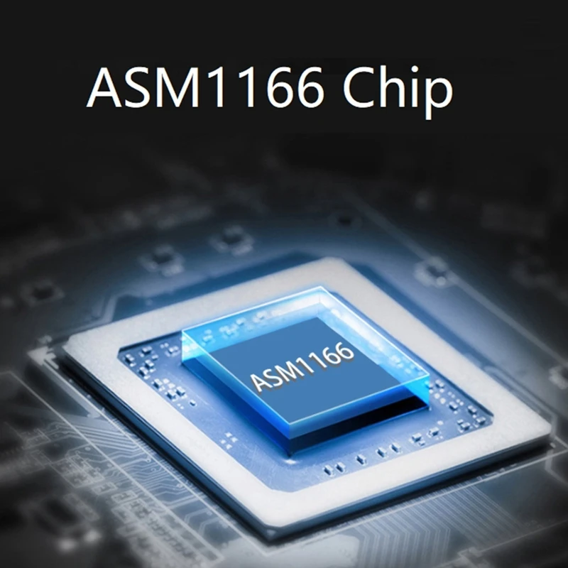 Плата расширения M.2 MKEY PCI-E плата NVME на SATA3.0 PCIE SATA 6Gpbsx6-Port ASM1166 поддержка функции PM