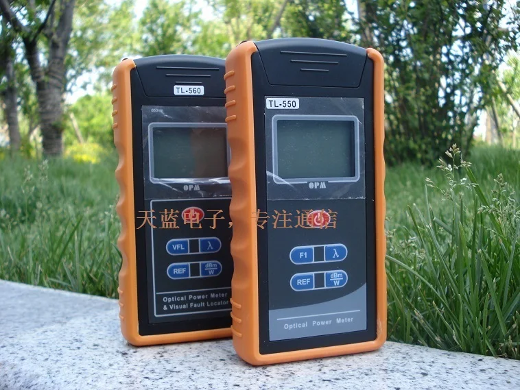 TL-550 Optical Power Meter with FC SC Common Adapter Head, High Sensitivity, Dustproof and Anti-drop TL550