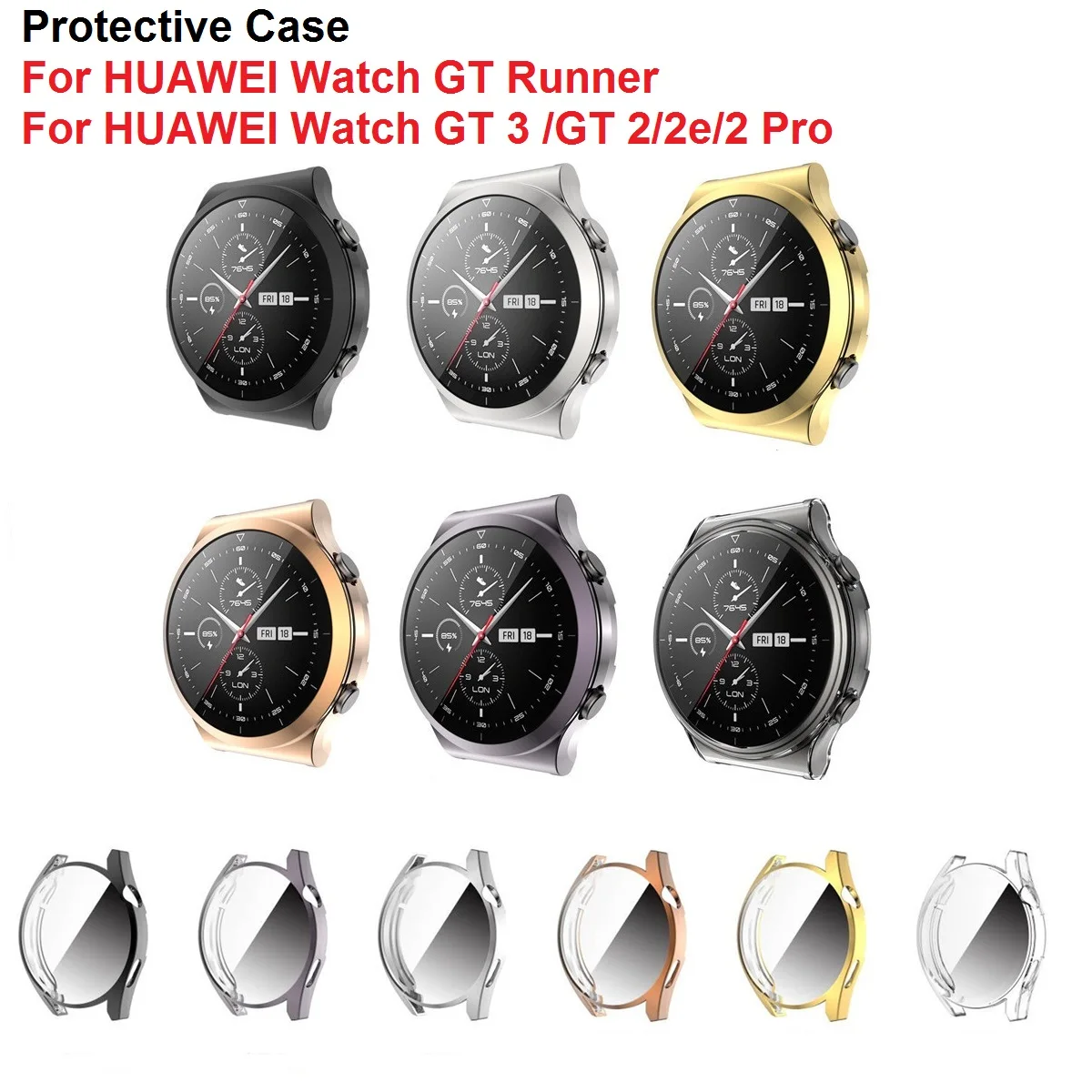 Фото Защитный силиконовый чехол для смарт-часов HUAWEI Watch GT Runner GT3 GT2 Pro 2e - купить по Защитный силиконовый чехол для смарт-часов HUAWEI Watch GT Runner GT3 GT2 Pro 2e - купить по