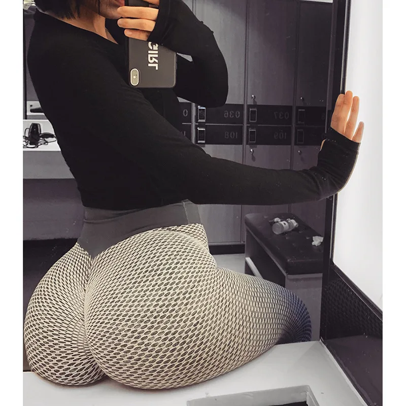 

2022 New Arrive Fashion Bubble Gym Leggings Hip Lifting Seamless Sportswear Women High Waist Workout Leggings Bubble Yoga Pants