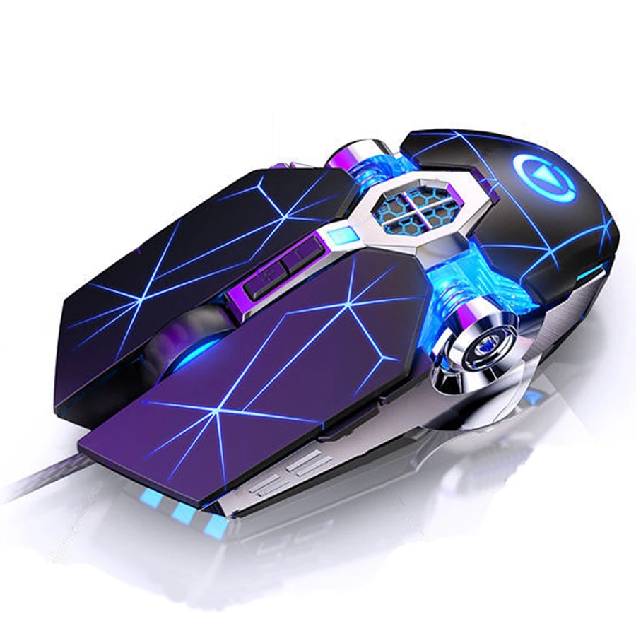 

Professional USB Wired Gaming Mouse 6 Button 3200DPI LED Optical Computer Mouse Game Mice Silent Mouse Mause For PC laptop Gamer