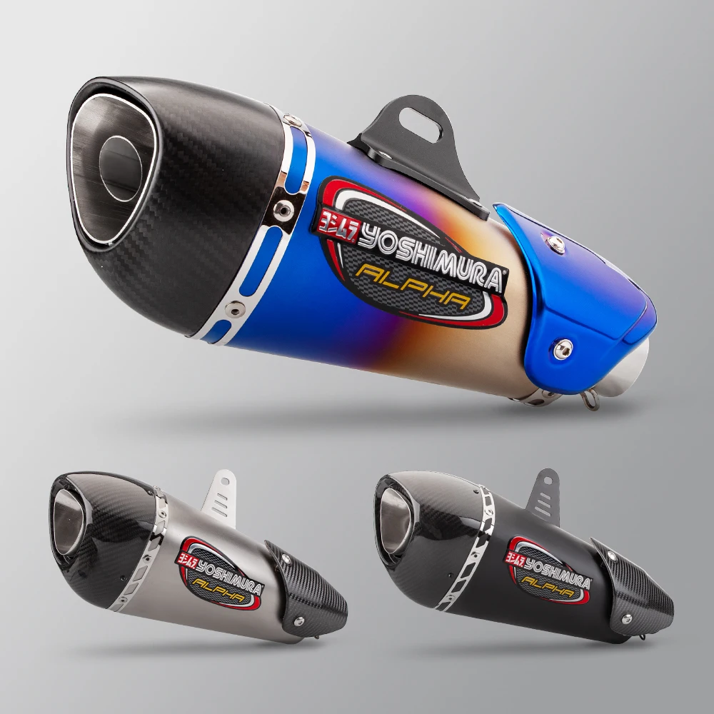 Универсальный выхлопной глушитель yoshimura выхлопная труба для мотоцикла 51 мм MT09 MT07