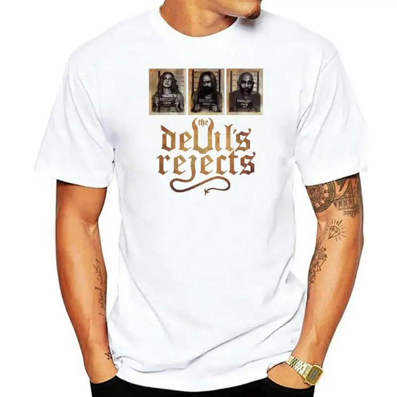 

New THE DEVILS REJECT Captain Spaulding Rob Zombie Men Black T-Shirt Size S-5XL