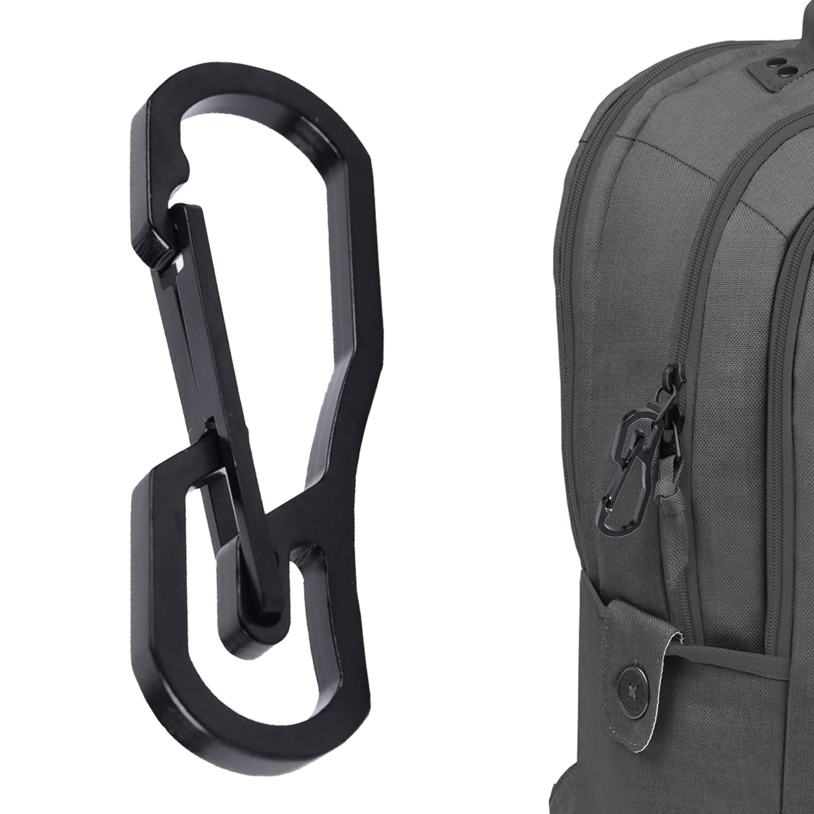 

Выдвижной быстросъемный зажим для брелока из нержавеющей стали