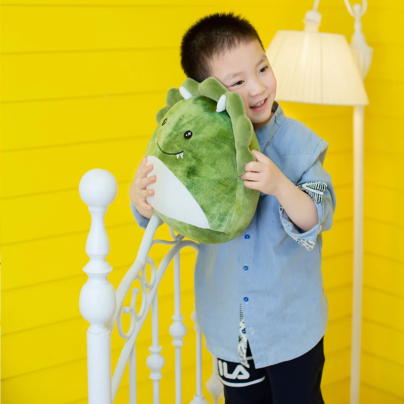 Милый пухлый динозавр плюшевая кукла Huggable мультяшный Трицератопс мягкая игрушка