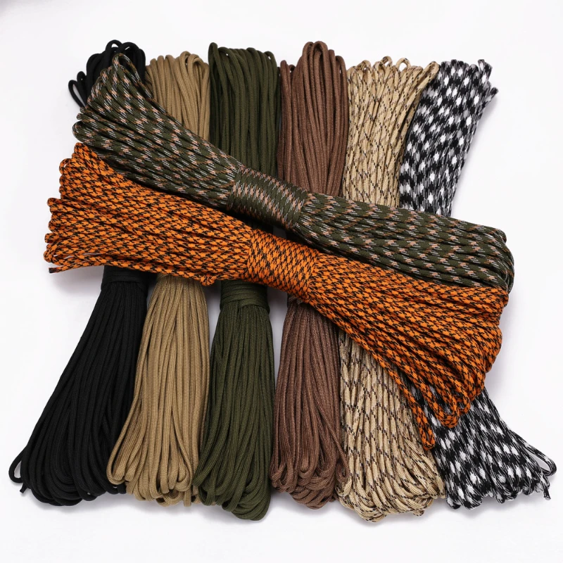 

7-Core 31M Paracord 4mm Parachute Cord Outdoor Camping survival Rope kit Umbrella Tent Lanyard Strap