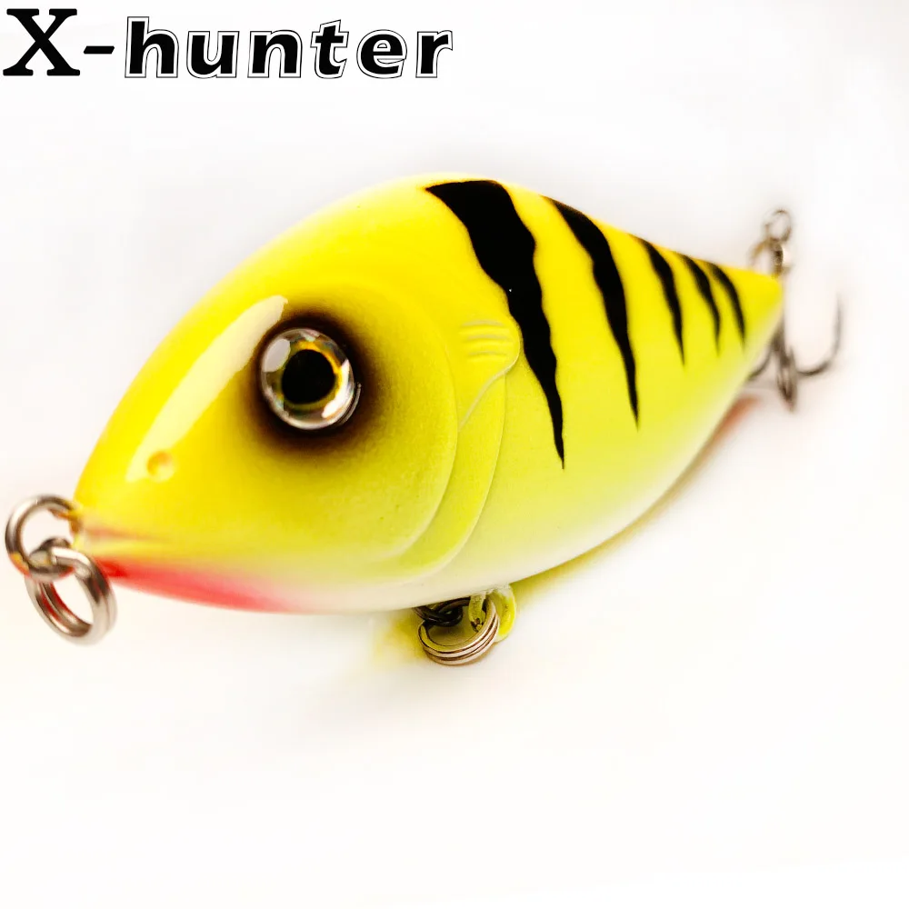 Жесткий Джеркбейт 4 дюйма 1 6 унции медленно тонущий № 2 никелевые крючки для