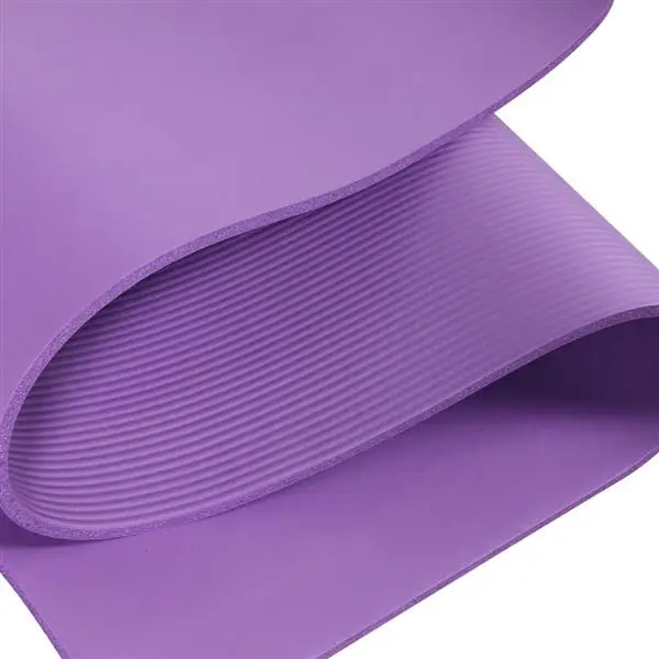 

10mm Thick NBR Pure Color Anti-skid Yoga Mat 183x61x1cm Purple