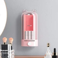 modern wall mounted cosmetic cotton box automatic pressing makeup remover cotton anti deformed cosmetic organizer for household