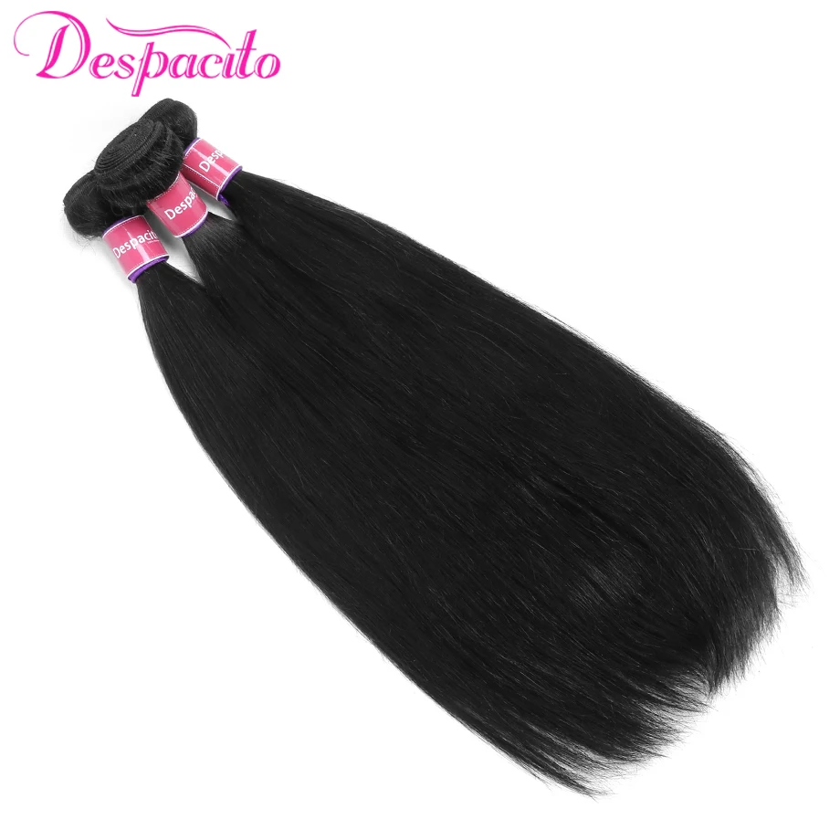 

30Inch Bone Straight Bundles Human Hair 100% Brazilian Weaving 3 Bundle Deals Hair Weave Double Weft Hair Extensions Despacito