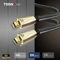 todn hdmi 2 1 cable 8k 60hz 4k 120hz 48gbps hdmi splitter cables earc hdr10 video cable hdmi2 1 cable for tv box ps5