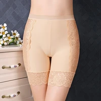 spring female panties lace seamless safety short pants womens high waist stretch shorts briefs slimming underwear lingerie 2022
