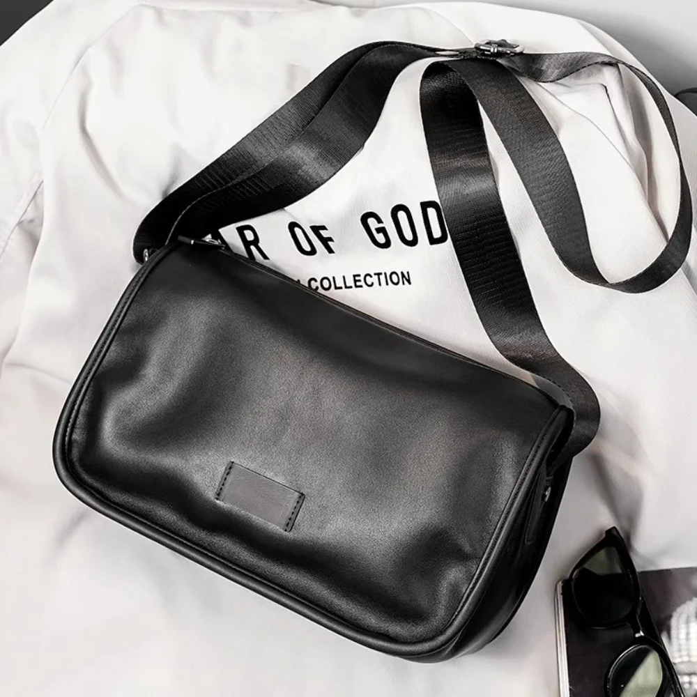 Сумка на плечо мужская в Корейском стиле модная сумочка-слинг ретро мешок
