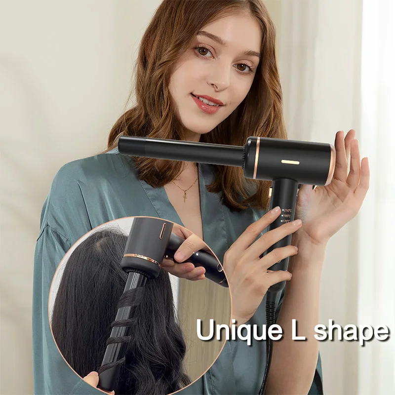 Hair Curlers New Design Led Cooling Air 360 Degree Hair Curler Ceramic Ionic Curling Iron For Hair Styling Tools