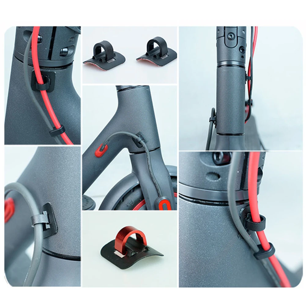 1/2 шт. зажимы для кабелей из сплава органайзер запчасти электроскутера Xiaomi/Mijia M365