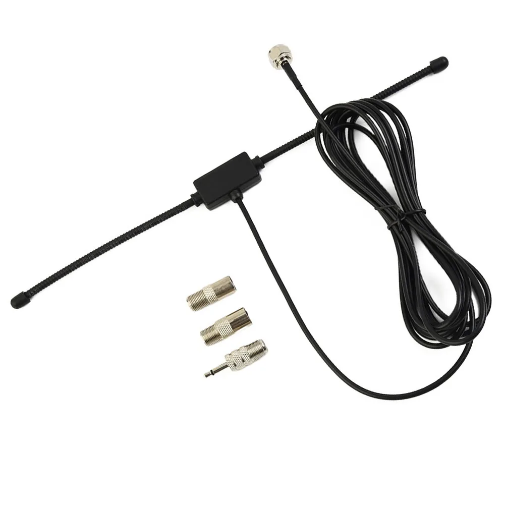 

300cm DAB FM Radio Antenna FM Dipole Aerial Audio Plug Connector For 1Stereo 1Receiver 174 MHz-300 MHz 470 MHz-890 MHz