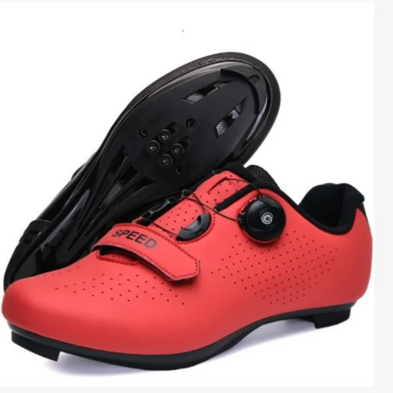 

DAFENP breathable men women road bike outdoor bicycle riding cycling shoes road lock