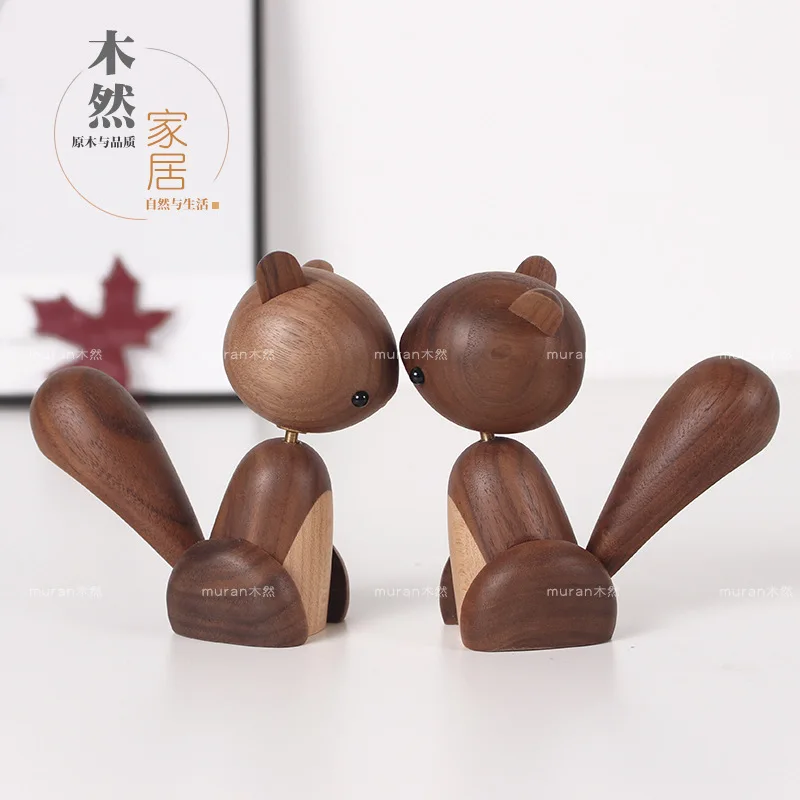 

Nordic Home Danish Puppet Decoration Squirrel Puppet Crafts European Home Decoration