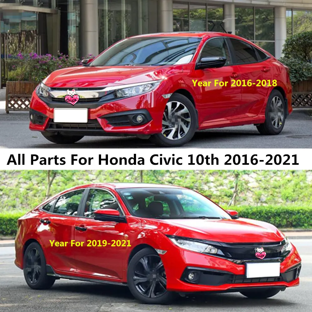 Дефлектор бокового окна для Honda Civic 10 2016 2017 2018 2019 2020 2021, автомобильные аксессуары, защитные приспособления, украшение (art.: 3920d43de6482) - 3920d43de6482